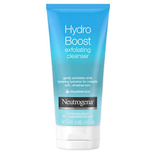 Load image into Gallery viewer, Neutrogena Hydro Boost Gentle Exfoliating Facial Cleanser with Hyaluronic Acid, Non-Comedogenic Oil-, Soap- &amp; Paraben-Free Daily Face Wash, 5 oz (Pack of 3)
