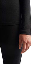 Load image into Gallery viewer, Icebreaker 175 Everyday L/S Crewe Baselayer Top Black Womens Sz S
