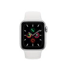 Load image into Gallery viewer, Apple Watch Series 5 (GPS, 40mm) - Silver Aluminum Case with White Sport Band
