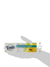 Load image into Gallery viewer, Tom's of Maine Natural Fluoride-Free SLS-Free Botanically Bright Toothpaste, Peppermint, 4.7 oz. (Packaging May Vary)
