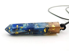Load image into Gallery viewer, Natural Kyanite Orgonite Pendant(5cm, 2inches) Necklace-Wealth, Love, Reiki Infused- Talisman
