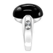 Load image into Gallery viewer, Effy 925 Sterling Silver Onyx &amp; White Topaz Ring, 21.25 TCW IRS0K462M0

