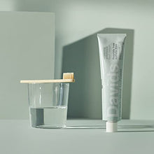 Load image into Gallery viewer, Davids Natural Whitening Toothpaste, Antiplaque, Fluoride Free, SLS Free, Peppermint, 5.25 OZ Metal Tube, Tube Roller Included
