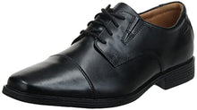 Load image into Gallery viewer, Clarks Men's Tilden Cap Oxford Shoe,Black Leather,10 M US
