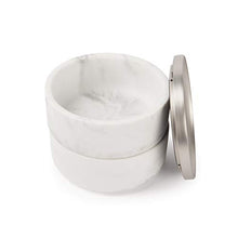 Load image into Gallery viewer, Umbra 299470-491 Tesora Jewelry Box, Two-Tier Resin Storage Container with Removable Lid, Marble/Nickel
