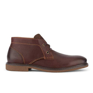 Dockers Mens Greyson Leather Casual Chukka Boot, Red Brown, 8.5 M