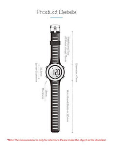 EZON Heart Rate Monitor and Chest Strap,Exercise Heart Rate Monitor,Sports Watch with HRM,Waterproof,Stopwatch,Hourly Chime T007