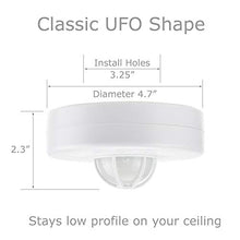 Load image into Gallery viewer, J.LUMI YCA1001 Ceiling Mount Motion Sensor Switch, 360 Occupancy Sensor, High Sensitivity PIR Motion Sensor Light Switch, Ceiling Motion Sensor (110V-277VAC)

