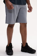 Load image into Gallery viewer, DEVOPS Men's 2-Pack Loose-Fit 10" Workout Gym Shorts with Pockets (Large, Navy/Steel)
