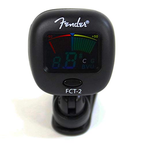 Load image into Gallery viewer, Fender FT-2 Professional Clip on Tuner for Acoustic Guitar, Electric Guitar, Bass, Mandolin, Violin, Ukulele, and Banjo
