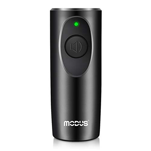 MODUS Ultrasonic Anti Barking Device - 2-in-1 Dog Bark Control, Handheld Dog Training Tool of 16.4ft Range, Simple Design, W/Anti-Static Wrist Strap LED Indicate, Dog Repellent, Sonic Bark Deterrents