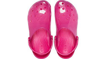 Load image into Gallery viewer, Crocs Unisex Men's and Women's Classic Translucent Clog, Candy Pink, 8 US
