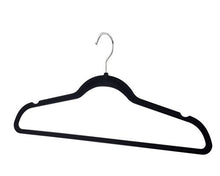 Load image into Gallery viewer, Home-it Premium Velvet Hangers Heavy Duty Clothes Hook Swivel 360-Ultra Thin, (50 Pack)
