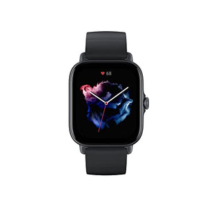 Amazfit GTS 3 Smart Watch for Android iPhone, Alexa Built-in, GPS Fitness Sports Watch with 150 Sports Modes, 1.75” AMOLED Display, 12-Day Battery Life, Blood Oxygen Heart Rate Tracking, Black