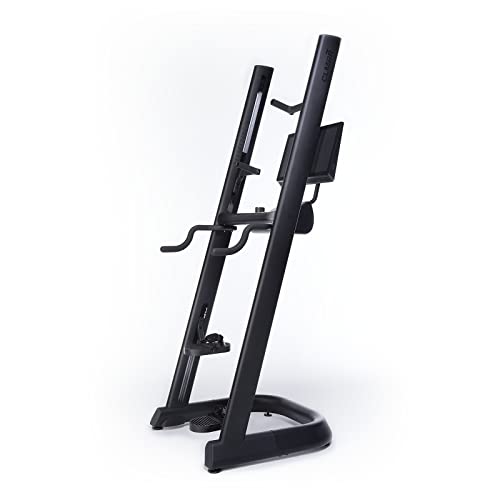 Load image into Gallery viewer, CLMBR Connected Full-Body Resistance Indoor Fitness Machine - Whole Body Strength & High Intensity Cardio Workout - Bluetooth Enabled Hi-Def Display, Built-in Audio - Easy to Move, Space-Saving Design