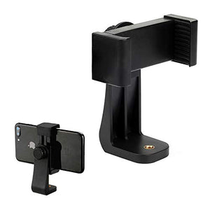 Lontree Universal Phone Holder, Cell Phone Holder Mount Adapter Smartphone Tripod Adapter Rotates Vertical/Horizontal Bracket with Clamp for iPhone, Andriod, Camera Stand (Style 2)