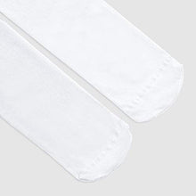 Load image into Gallery viewer, STELLE Girls' Ultra Soft Pro Dance Tight/Ballet Footed Tight (Toddler/Little Kid/Big Kid), White, XXS
