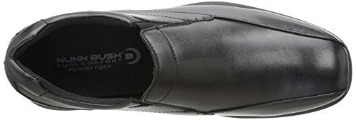 Load image into Gallery viewer, Nunn Bush mens Sanford Slip-on Slip Resistant loafers shoes, Black, 11.5 US