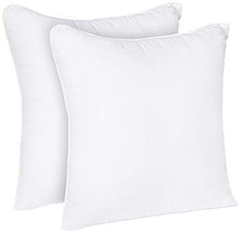 Load image into Gallery viewer, Utopia Bedding Throw Pillows Insert (Pack of 2, White) - 20 x 20 Inches Bed and Couch Pillows - Indoor Decorative Pillows
