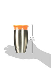 Load image into Gallery viewer, Munchkin Miracle Stainless Steel 360 Sippy Cup, Orange, 10 Ounce
