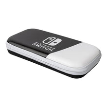 Load image into Gallery viewer, PDP Gaming Officially Licensed Switch Slim Deluxe Travel Case - OLED Edition - Hardshell Protection - Protective Vegan Leather - Black/White - Nintendo Switch
