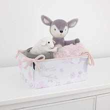Load image into Gallery viewer, NoJo Watercolor Deer 4 Piece Nursery Crib Bedding Set, Pink/Grey/White/Blue
