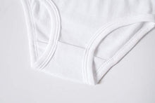 Load image into Gallery viewer, Baby Soft 100% Cotton Panties Little Girls' Undies White Underwear (Pack of 6) Size 2T 3T
