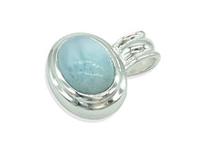 Load image into Gallery viewer, AZIEL Larimar Gemstones with 925 Sterling Silver Pendant Hand Made for Women
