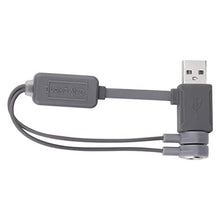 Load image into Gallery viewer, ErYao Magnetic USB Li-ion Battery Charger with Charging/Discharging Power Bank Function Max Current 1000mA, Charger Discharger Standard Discharger for Lithium Battery (Gray)
