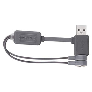 ErYao Magnetic USB Li-ion Battery Charger with Charging/Discharging Power Bank Function Max Current 1000mA, Charger Discharger Standard Discharger for Lithium Battery (Gray)