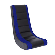 Load image into Gallery viewer, The Crew Furniture 512090 Classic Video Rocker Black/Blue Mesh Racing Stripe
