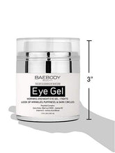 Load image into Gallery viewer, Baebody Eye Gel for Under and Around Eyes to Smooth Fine Lines, Brighten Dark Circles and De-Puff Bags with Peptide Complex and Soothing Aloe, 1.7 Ounces

