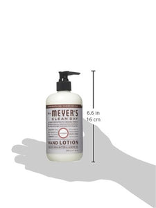 Mrs. Meyer's Clean Day Hand Lotion for Dry Hands, Non-Greasy Moisturizer Made with Essential Oils, Cruelty Free Formula, Lavender Scent, 12 oz