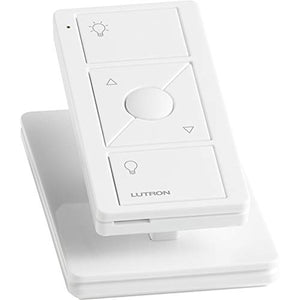 Lutron 3-Button with Raise/Lower Pico Remote for Caseta Wireless Smart Lighting Dimmer Switch, PJ2-3BRL-WH-L01R, White
