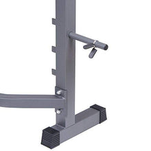 Load image into Gallery viewer, Body Champ BCB5860 Olympic Weight Bench with Preacher Curl, Leg Developer and Crunch Handle, Dark Gray/Black
