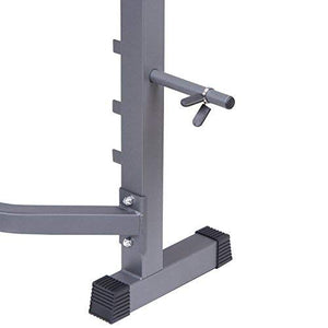 Body Champ BCB5860 Olympic Weight Bench with Preacher Curl, Leg Developer and Crunch Handle, Dark Gray/Black
