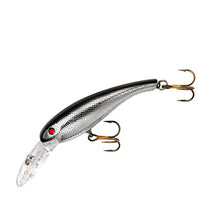 Load image into Gallery viewer, Cotton Cordell Wally Diver Walleye Crankbait Fishing Lure, Accessories for Freshwater Fishing, 3 1/8", 1/2 oz, Chrome Black Back
