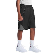 Load image into Gallery viewer, C9 Champion Boys' Color Block Short-9" Inseam, Ebony/Hardware Gray, M
