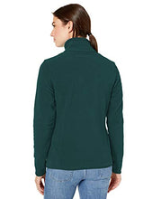 Load image into Gallery viewer, Amazon Essentials Women&#39;s Classic Fit Long-Sleeve Quarter-Zip Polar Fleece Pullover Jacket, Deep Pine, Small
