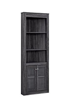 Load image into Gallery viewer, Home Source Bar Cabinet Bookshelf with Glass Doors in Chocolate Finish
