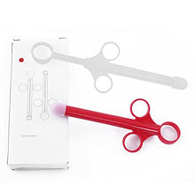 Load image into Gallery viewer, ANGCURE Lube Applicator Syringes, Lubricant Shooter with Smooth Rounded Cap for Men, Women &amp; Couples, Reusable, Easy Use &amp; Clean [10ml Scales][Red White]
