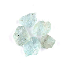 Load image into Gallery viewer, 25cts New Lot A+ Raw Aquamarine Rough Crystals, Rough Aquamarine, Natural Gemstone, Aquamarine Supply, March Birthstone, Crystals for Jewelry, Raw Crystals for Pendant, Aquamarine Rough, 2-3pcs
