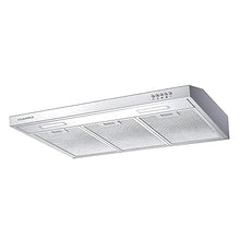 Load image into Gallery viewer, CIARRA CAS75918A 30 inch Range Hood with CACF006 Carbon Filters, Stainless Steel Stove Vent Hood for Kitchen
