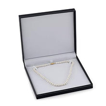 Load image into Gallery viewer, THE PEARL SOURCE 14K Gold 7-8mm AAAA Quality White Freshwater Cultured Pearl Necklace for Women in 18&quot; Princess Length
