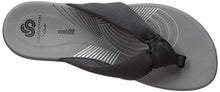 Load image into Gallery viewer, Clarks Women's Arla Glison Flip-Flop, black fabric, 8 Medium US
