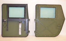 Load image into Gallery viewer, MILITARY HUMVEE X-DOORS - SET OF 4 - GREEN - HARD DOORS - FOR M998 AND ALL HUMVEES - MADE IN USA
