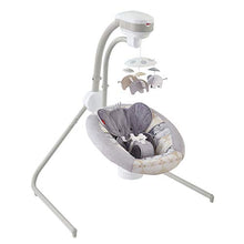 Load image into Gallery viewer, Fisher-Price Elephant Safari Cradle &#39;n Swing
