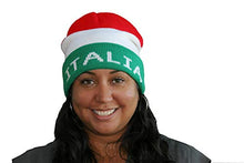 Load image into Gallery viewer, Italia Multi-Color Knit Ski Cap – Colorful Italian Hat - Italy Collection of Italian Pride Products at PSILoveItaly
