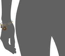 Load image into Gallery viewer, Alex and Ani Evil Eye Bangle Bracelet, Rafealian Gold, Expandable
