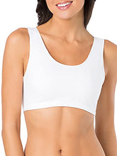 Load image into Gallery viewer, Fruit of the Loom Women's Built Up Tank Style Sports Bra, Blushing Rose/Heather Grey-Wonder Woman, 38
